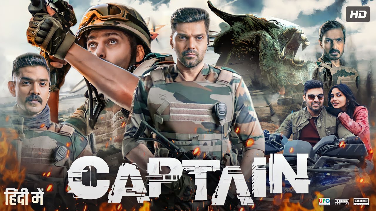 Captain Hindi Dubbed Movie | Arya | Aishwarya Lekshmi | Simran Bagga ...