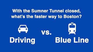 Fastest Way to Boston - Driving vs. Blue Line