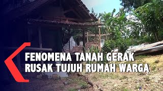 Fenomena Tanah Gerak di Blitar  Rusak 7 Rumah