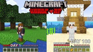 I Survived 100 Days in Hardcore Minecraft - But How? | Hindi Girl Gamer