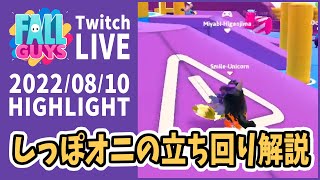 【FallGuys】しっぽオニでのおすすめの立ち回り解説 //Fall Guys //フォールガイズ【Twitch配信切り抜き】