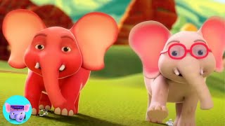 Ek Mota Hathi Ghumne Chala, एक मोटा हाथी, Hindi Balgeet and Kids Animated Videos