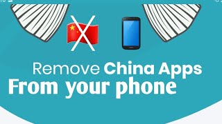 REMOVE CHINA APPS PRODUCTS I சீனா ஆப் தவிர்க்க I How to Uninstall Chinese Apps? ITIME PASS WITH RAJ