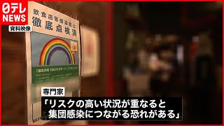 【注意】「飲食は認証を受けている店で」専門家会議