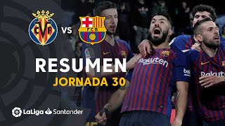 Resumen de Villarreal CF vs FC Barcelona (4-4)