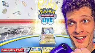 jogando POKEMON TCG online (Gameplay PT-BR) por Thamás Morelli #live