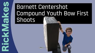 Barnett Centershot Compound Youth Bow First Shoots