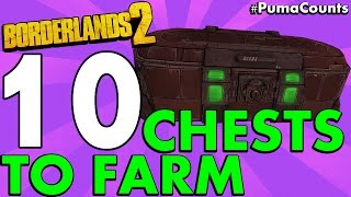 Top 10 Best Loot Chest Farming Locations in Borderlands 2 #PumaCounts