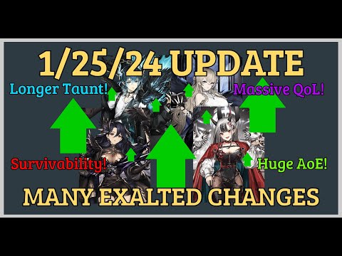 Exalted Reworks and MANY QoL Changes!  Brave Nine 1/25/24 Update Review