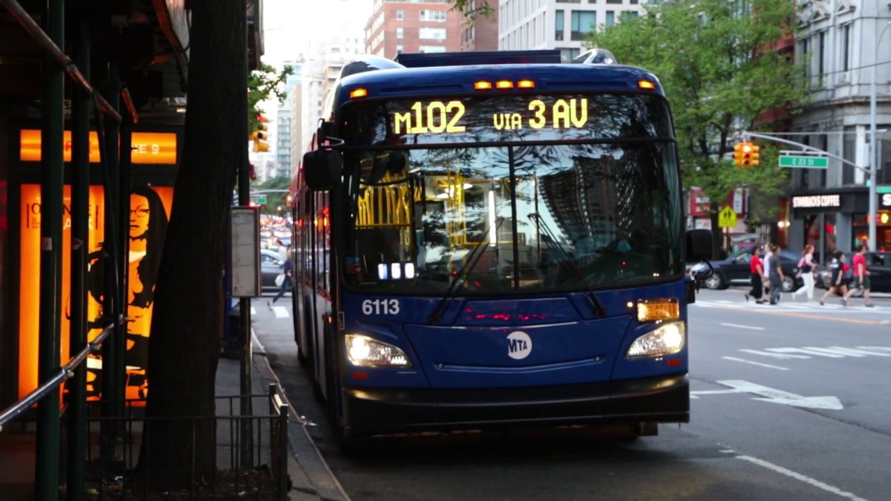 MTA New York City Bus 2017 New Flyer XD60 "Xcelsior" Artic 6113 On The ...