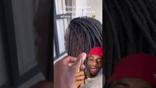 His Dreads look like a CARTOON Character 😲