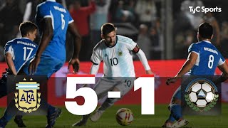 Argentina 5-1 Nicaragua (GOLES Y RESUMEN)