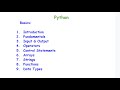 Python Basics Tutorial 2: Operators and Control Statements