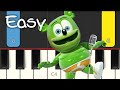 The Gummy Bear Song - EASY PIANO TUTORIAL