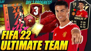FIFA 22 ULTIMATE TEAM, PACK OPENING & 98 TOTW RONALDO! HOW TO GET RONALDO IN FIFA 22 FOR FREE!