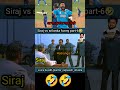 Siraj vs srilanka part-6 funny dubbing 🤣 #shorts #rajneeshshukla #indiavssrilanka #mohdsiraj