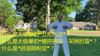 什么是太极拳的“五形八法”？什么是太极拳的“棚捋挤按、采挒肘靠”？什么是“进退顾盼定”？中国传统武术太极、形意、八卦三大内家拳之首的太极的魅力