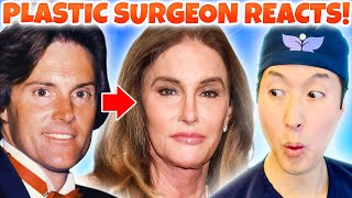 Plastic Surgeon Reacts to CAITLIN JENNER Cosmetic Surgery Transformation!
