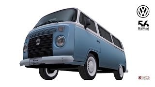 Volkswagen Kombi Last Edition, de 2013, 3d em SketchUp