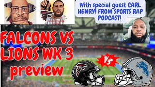 Atlanta Falcons vs Detroit Lions LIVE Preview Show! | Atlanta Falcons Fan Reactions