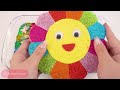 asmr slime video l how to make rainbow sheep bathtub with glitter slime best of yo yo idea