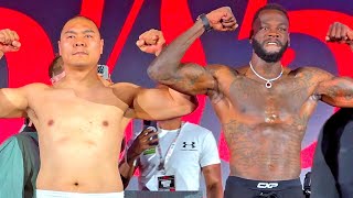 Deontay Wilder vs Zhilei Zhang •  Weigh In & Face Off