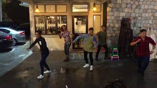 Flashmob zapin countdown new year 2018 @ gobox