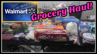 Walmart Grocery Haul & Meal Plan