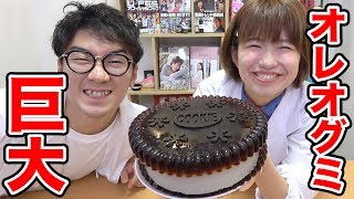 【実験】巨大コーラ味オレオグミ作ってみた！How To Make Giant Oreo Gummy