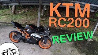 KTM RC200 selepas hampir setahun pakai :D