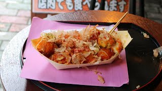 Takoyaki  in Kyoto Japan たこ焼き  蛸 薬師 職人技 日本 京都の名店 （Authentic Street Food in Kyoto 2020）