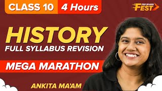 CBSE Complete Class 10 SST History Full Syllabus Revision Mega Marathon | Class 10 Board Exams 2023