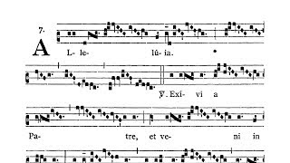 Dominica quinta post Pascha (Fifth Sunday after Easter) - Alleluia secunda (Exivi a Patre)