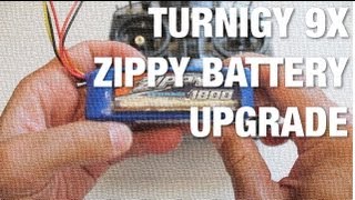 Turnigy 9X Zippy Battery Upgrade