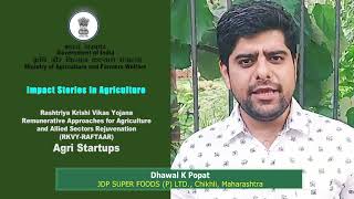 Impact Stories in Agriculture - MANAGE-CIA - JDP Super Foods Pvt. Ltd.