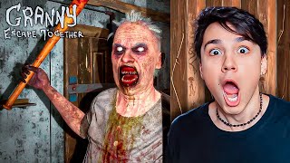 ЭТО ЧЁ ЗА ГРЕННИ?😱 НОВАЯ ИГРА ПРО ГРЕННИ, НО В РЕАЛИЗМЕ!😨 GRANNY ESCAPE TOGETHER