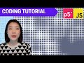 p5.js Coding Tutorial | Disco Grid (Perlin Noise)