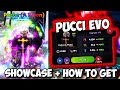 New Pucci Evo Showcase+ How To Get in Anime Last Stand!