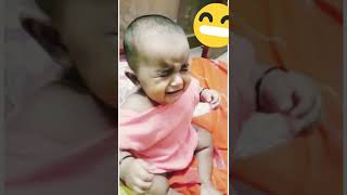 ഇങ് താ  ഇത് എന്റതാ 😭😭#cutebaby #fruit #babygirl #cryingbaby