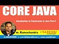 Introduction to Constructor in Java Part-2 | Core Java Tutorial