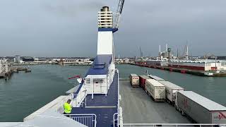 Aboard MV Cotentin Departing Le Havre, 29/3/23