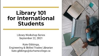 Library 101 for International Students