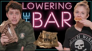 Chowing down on Military MRE's (MEALS READY TO EAT)