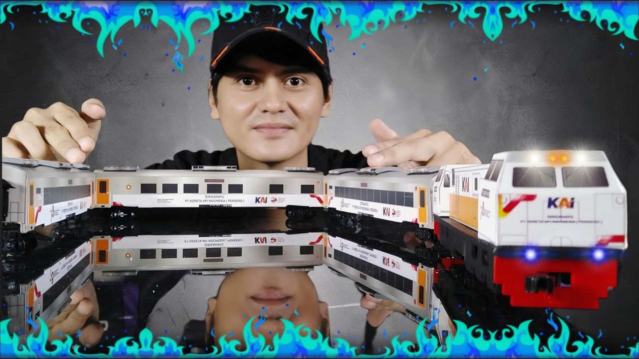 Unboxing Kereta Api Lokomotif Cc206 Youtube