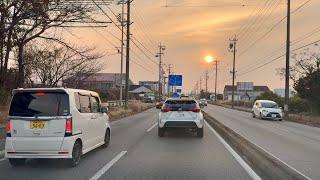 Thursday, January 23, 2025 | Japan City Road | Gamagori-Toyokawa-Toyohashi Route | Aichi Prefecture