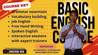 Basic English Course Orientation Class | English With Robin Sir