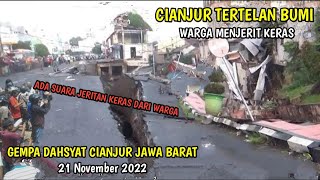 TERPARAH!! Dampak Gempa Cianjur Hari ini 21 November 2022, Warga Pasrah!! Gempa Hari ini