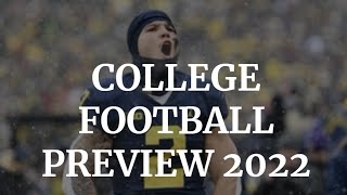 College Football Preview; Michigan Football Today