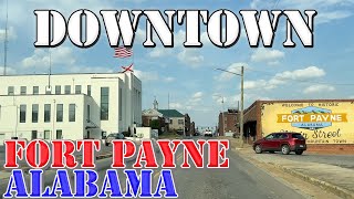 Fort Payne - Alabama - 4K Downtown Drive