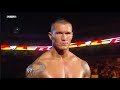 Randy Orton Entrance VS Undertaker WWE RAW 2009